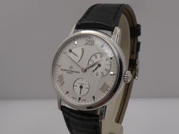 Vacheron Constantin Patrimony Power Reserve Oro Bianco 18Kt Automatico 21Kt Gold Rotor Ref 47200/1 ANNI '2000s