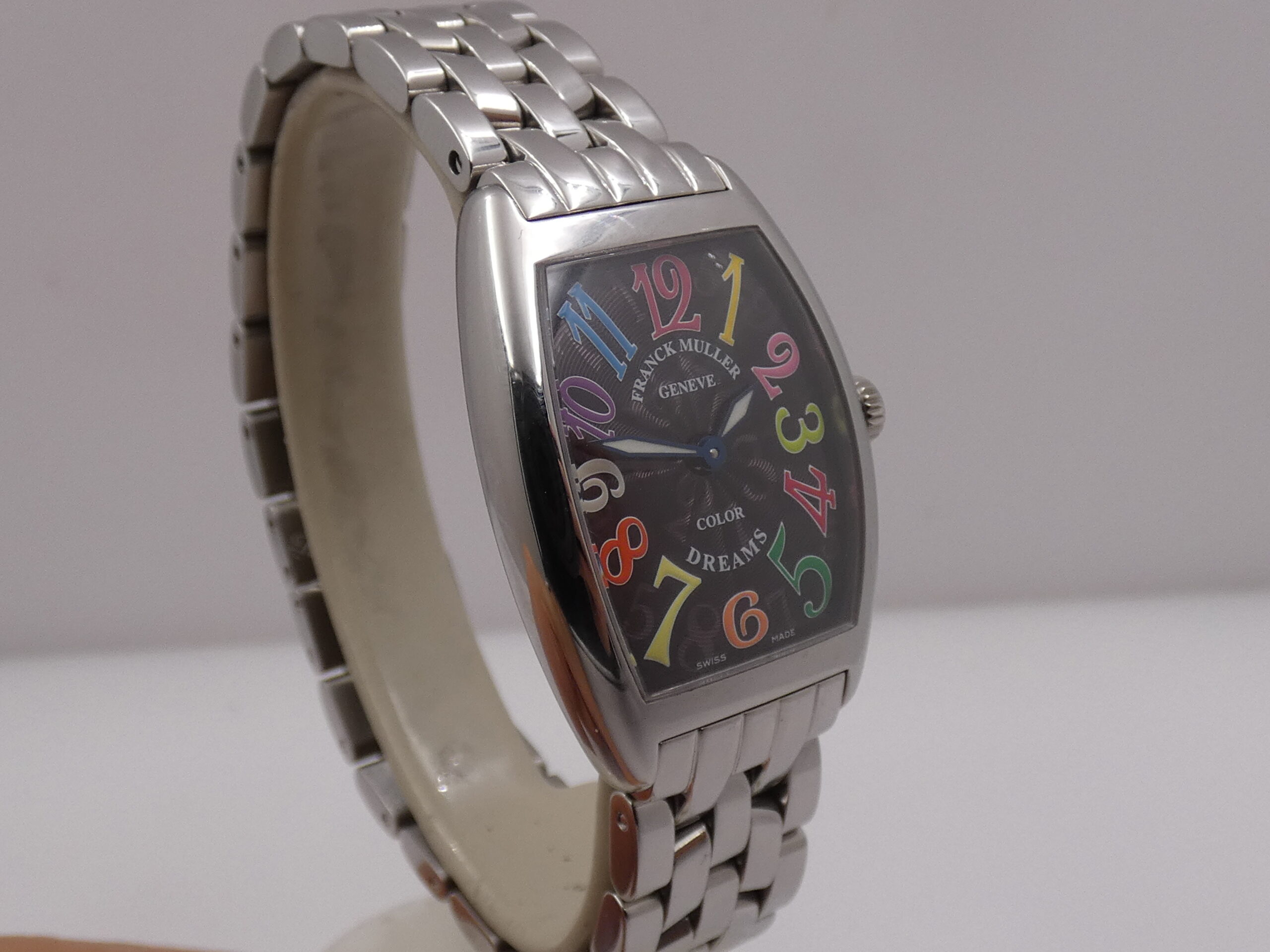 Franck Muller Color Dreams Curvex Lady 1752 QZ Black Dial With BOX TOP CONDITION Acciaio Braccialato - immagine 10