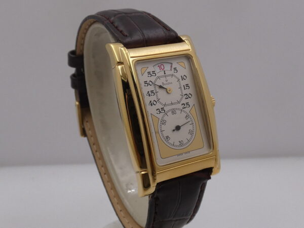 Bulova Saltarello Jumping Hours DA1322 TOP CONDITION 18Kt G.F. BOX&PAPERS '1990s Manuale