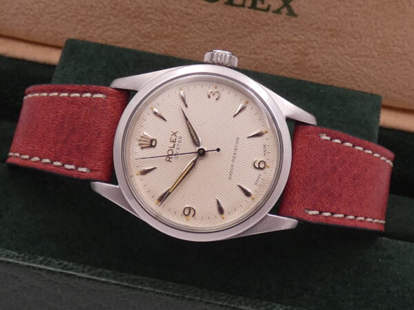 Rolex Oyster Shock-Resisting 6244 Honeycomb Dial ANNO 1953 Carica Manuale Acciaio