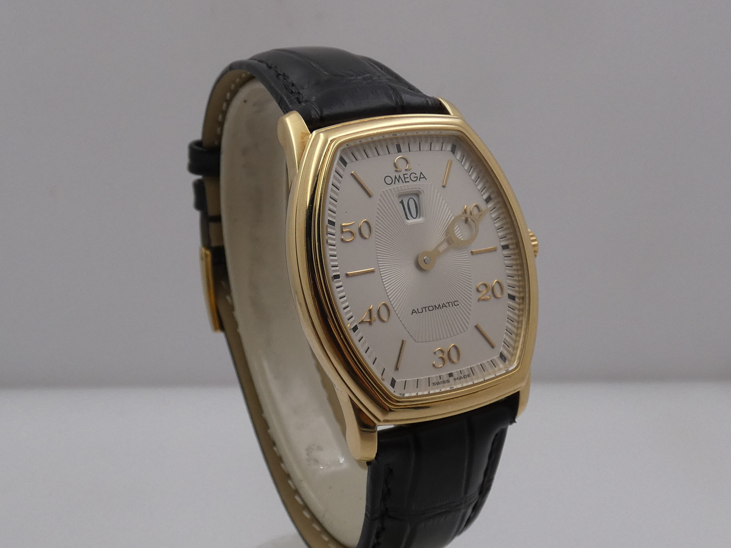 Omega De Ville Prestige Ultra Raro Jumping Hour 4653.31.00 Oro 18Kt BOX&PAPERS TOP CONDITION Anno 2002 Automatico - immagine 10