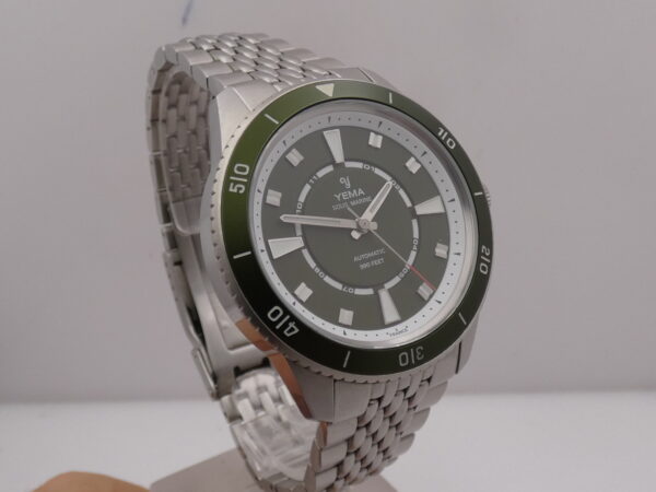 Yema Sous Marine VERDE LIKE NEW BOX&PAPERS Marzo 2024 Automatico Acciaio Braccialato YSMA23Z-ZMS