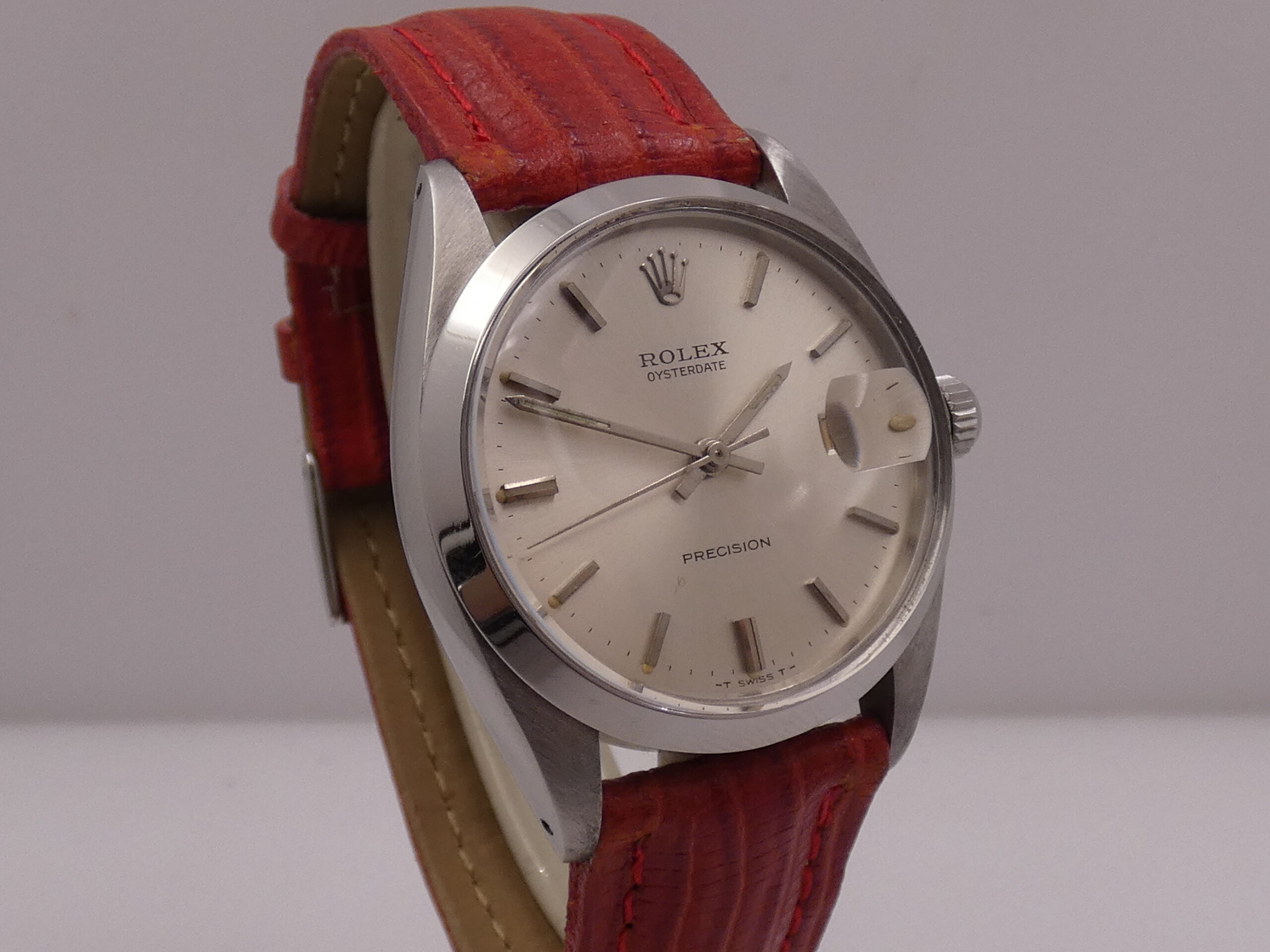 Rolex Oysterdate Precision 6694 Anno 1969 Original Dial Carica Manuale Acciaio Vintage - immagine 10