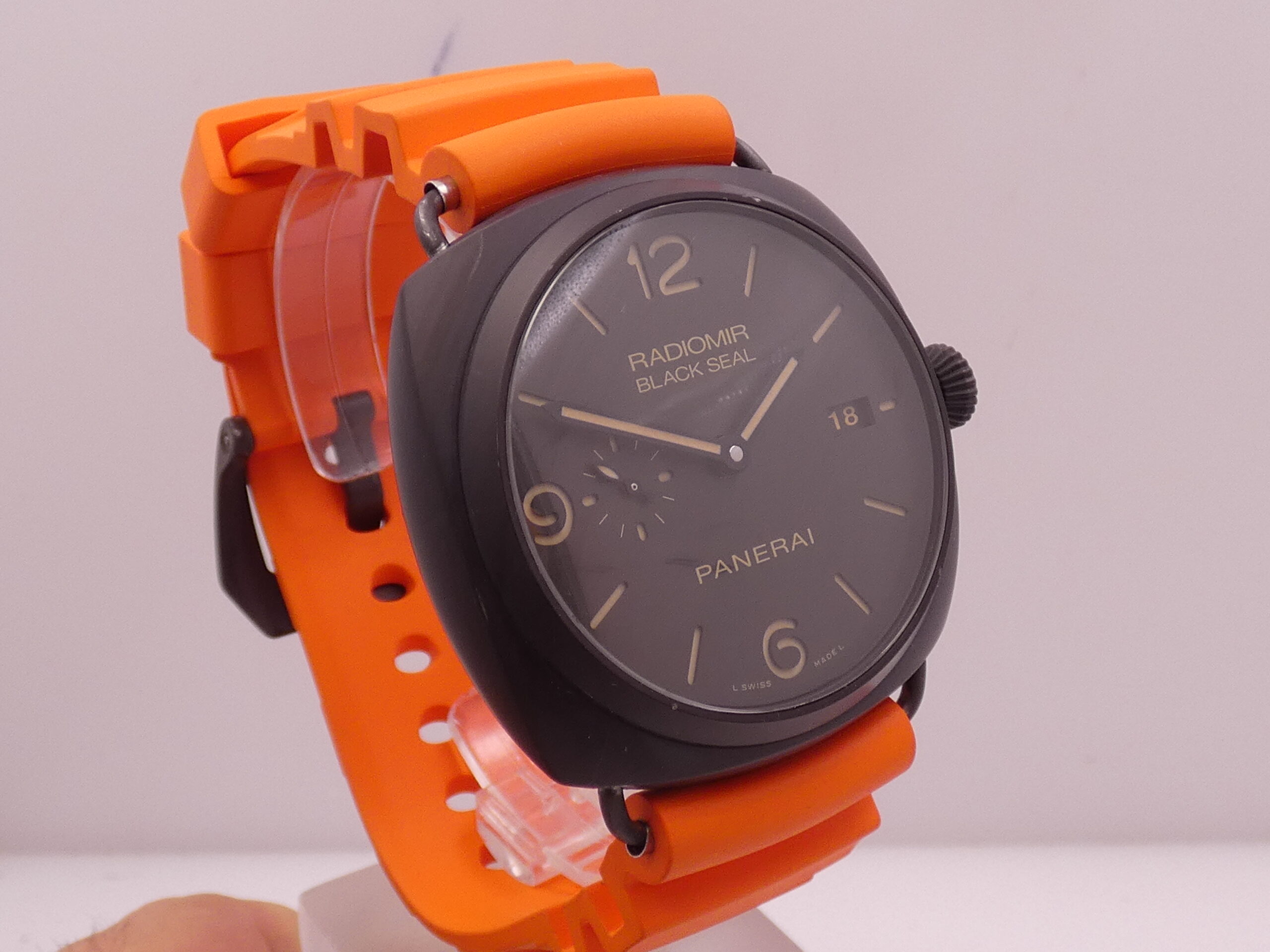 Panerai Radiomir Black Seal 3 Days Automatic Composite PAM00505 BOX&PAPERS STICKERS Automatic OP6959 Ceramic Anno 2014 - immagine 11