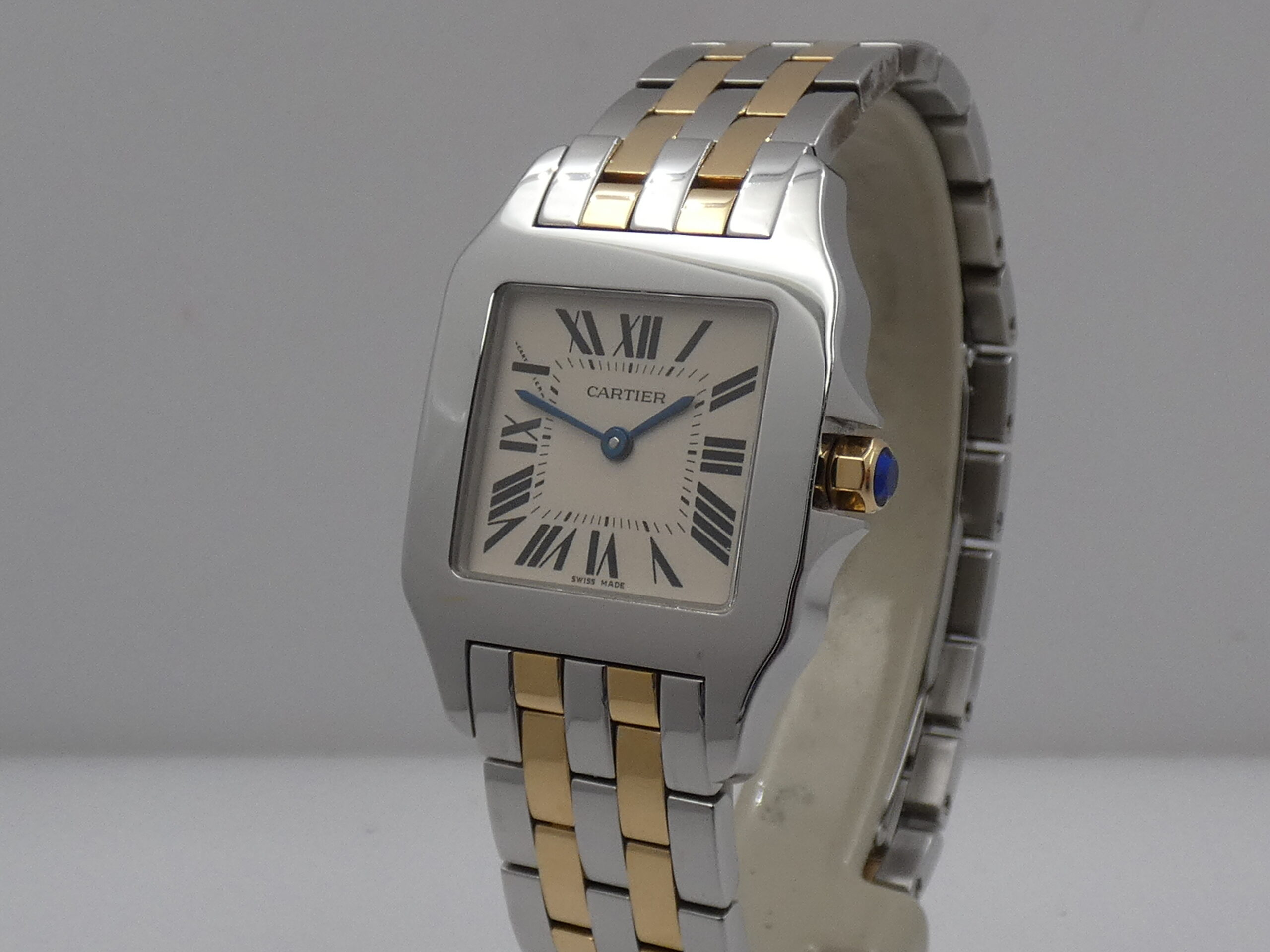 Cartier Santos Demoiselle 26mm BOX&PAPERS Acciaio&Oro 18Kt ANNO 2017 For Ladies 2701 - W25067Z6 TOP CONDITION Wonderful !!! - immagine 11