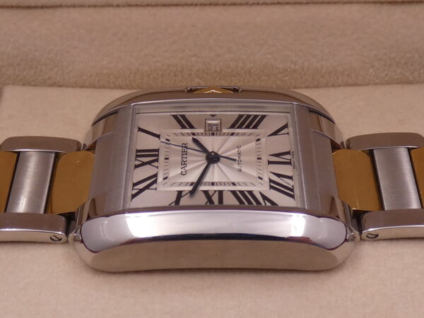 Cartier Tank Anglaise BOX&PAPERS Automatico Acciaio & Oro 18Kt TOP CONDITION Anno 2016 W5310047-3511