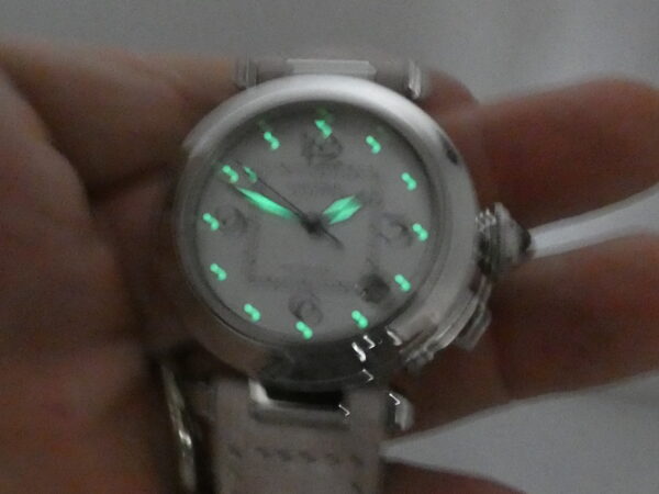 Cartier Pasha C Lady 2324 MOP DIAL Automatico WITH PAPERS Anno 2003 TOP CONDITION W3106499 Acciaio