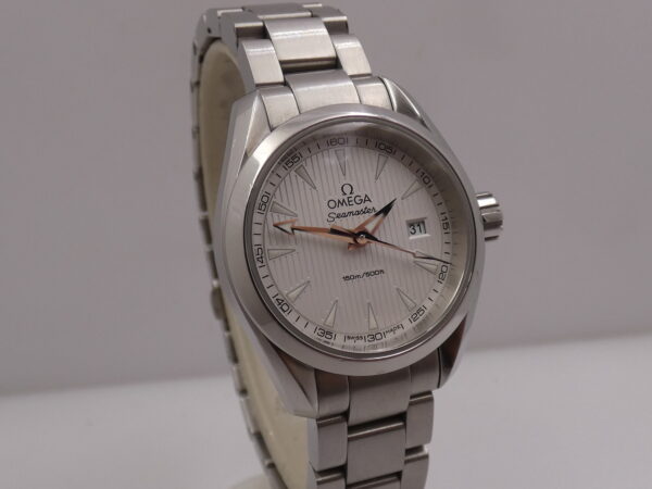 Omega Seamaster Aqua Terra Lady 30mm BOX&PAPERS Anno 2017 Argentè Teak Dial Acciaio Ref. 231.10.30.60.02.001