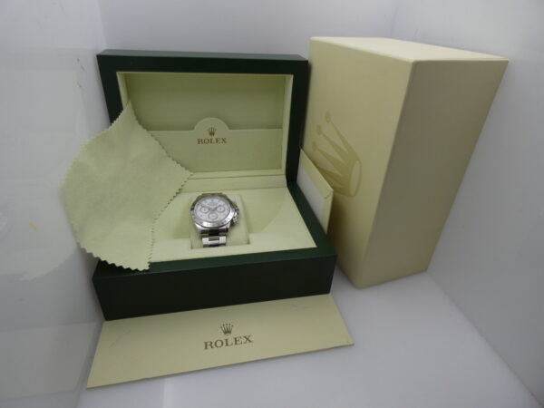 Rolex Daytona Cosmograph 116520 TOP CONDITION Anno 2005 With BOX White Dial Automatico Acciaio Bracciale Oyster