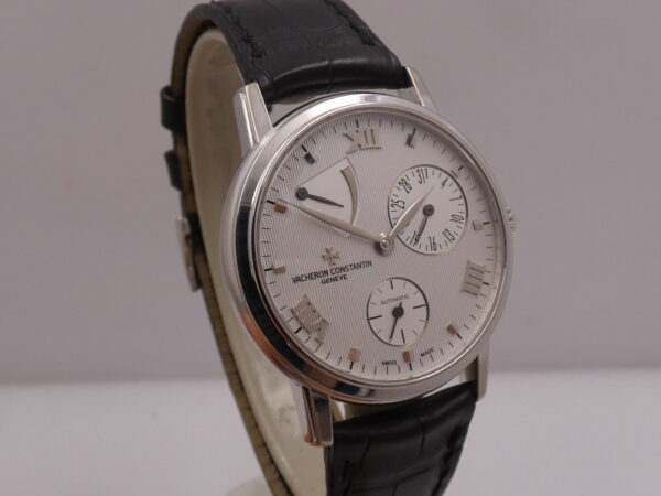 Vacheron Constantin Patrimony Power Reserve Oro Bianco 18Kt Automatico 21Kt Gold Rotor Ref 47200/1 ANNI '2000s