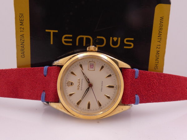 Rolex Oysterdate Precision Roulette 6494 18Kt G.F. FROM 1956 Carica Manuale Vintage