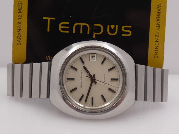 Girard Perregaux Gyromatic Cushion 9312GA Automatic Date Acciaio ANNI '70s VINTAGE