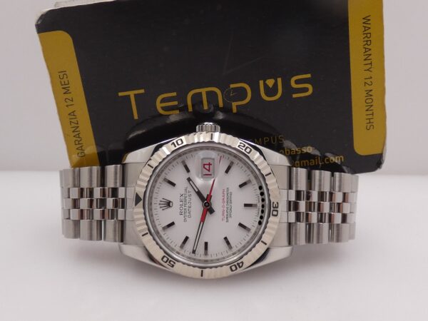 Rolex Datejust Turn-O-Graph 116264 RRR TOP CONDITION Ghiera Oro Bianco 18Kt BOX&PAPERS ITALIA MAI LUCIDATO Automatico Anno 2008 Bracciale Jubilee
