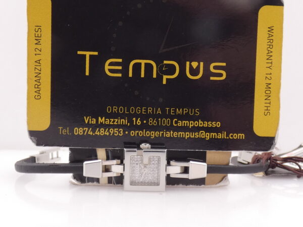 Gucci G Mini Lady 102 N.O.S. Full Pavè Diamonds Dial BOX&PAPERS New Old Stock Stainless Steel