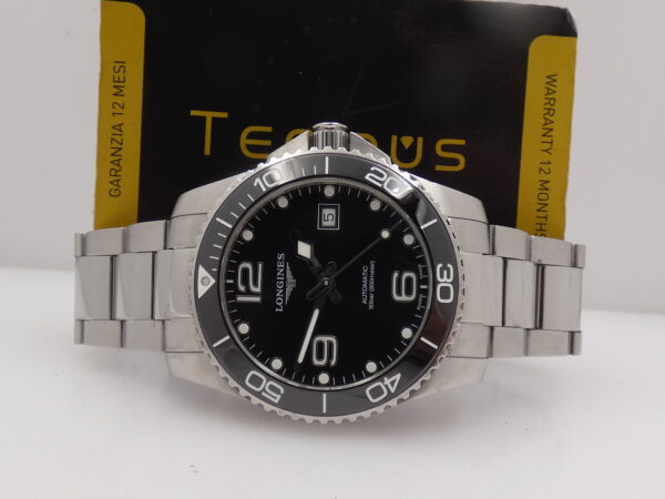 Longines HydroConquest 41mm Automatico With BOX Ghiera in Ceramica L3.781.4 Braccialato Acciaio