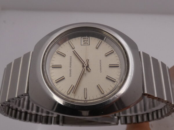 Girard Perregaux Gyromatic Cushion 9312GA Automatic Date Acciaio ANNI '70s VINTAGE