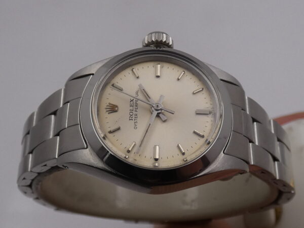 Rolex Oyster Perpetual Lady 6618 24mm ANNO 1969 Automatico Acciaio Bracciale Oyster