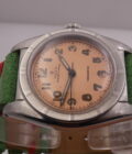 Rolex Oyster Perpetual Ovetto Bubbleback 6015 Ghiera Thunderbird FROM 1950 Automatico Acciaio