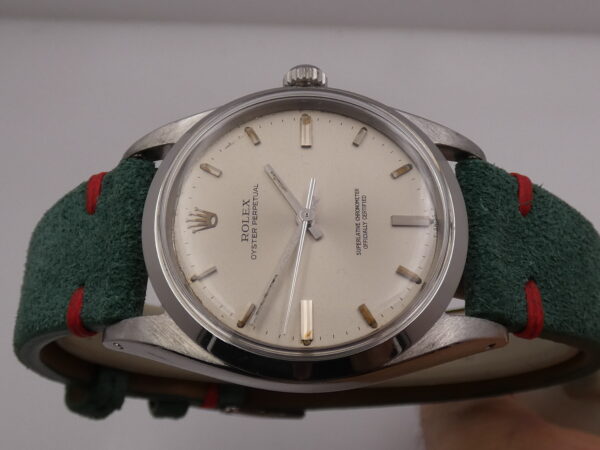 Rolex Oyster Perpetual 36 1018 FROM 1968 Automatico Argentè Tritium Dial Acciaio Vintage