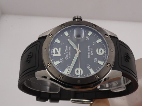 Paul Picot Army Time Flyingstar 9153 BOX PAPERS & TAG PRICE ANNO 2023 Automatico Acciaio