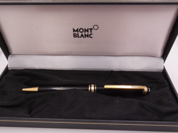 Penna Montblanc Meisterstück Gold-Coated Classique 18Kt G.F. Diamond & M.O.P. Pen Head WITH BOX Anno 1999 Edizione Speciale 75° Anniversario