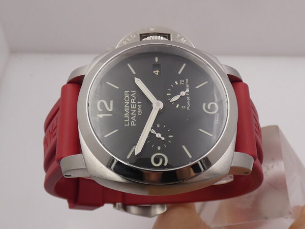Panerai Luminor 1950 3 Days GMT Power Reserve Automatico PAM00321 BOX&PAPERS Anno 2012 Acciaio OP6818 Limited Edition 2500pz