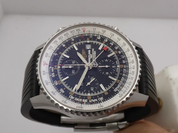 Cronografo Breitling Navitimer World GMT A24322 Automatic Chronometre ANNI '2000s Acciaio
