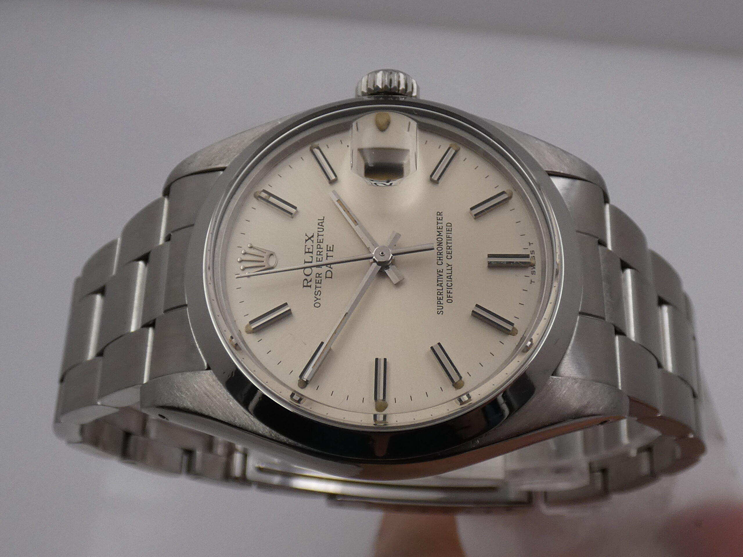 Rolex Oyster Perpetual Date 1500 ANNO 1979 Automatico Bracciale Oyster Acciaio