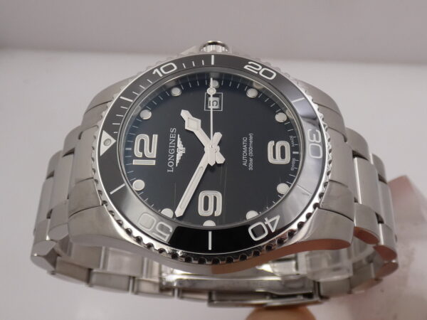 Longines HydroConquest 41mm Automatico With BOX Ghiera in Ceramica L3.781.4 Braccialato Acciaio