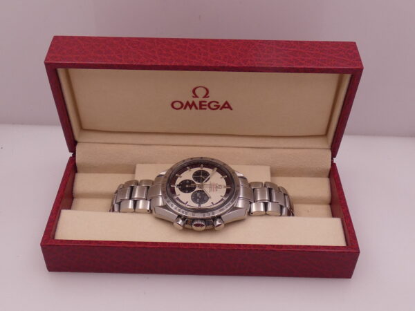 Cronografo Omega Speedmaster Schumacher Legend 3559.3200 JUST SERVICED Automatico Acciaio Limited Edition 6000PCS Tributo a Michael Schumacher