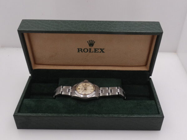 Rolex Oyster Perpetual Lady 6618 24mm ANNO 1969 Automatico Acciaio Bracciale Oyster