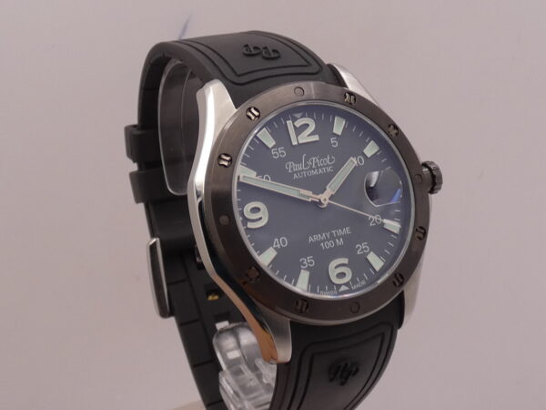 Paul Picot Army Time Flyingstar 9153 BOX PAPERS & TAG PRICE ANNO 2023 Automatico Acciaio