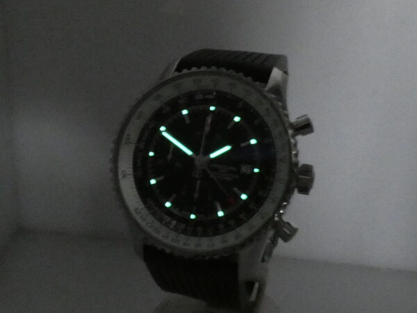 Cronografo Breitling Navitimer World GMT A24322 Automatic Chronometre ANNI '2000s Acciaio