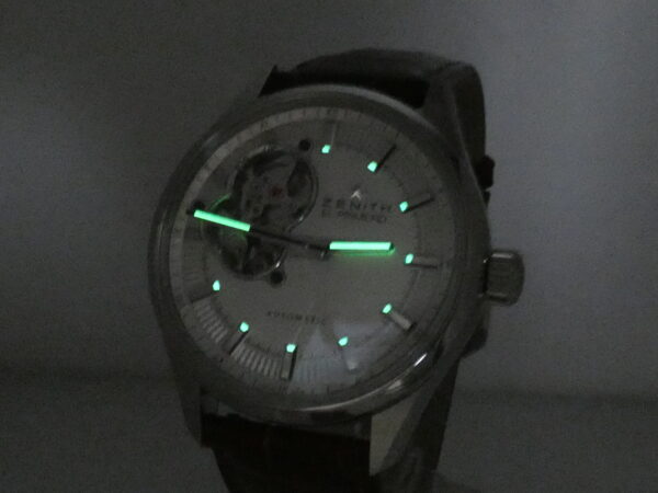 Zenith El Primero Synopsis Open Hearth TOP CONDITION WITH PAPERS Automatico Acciaio 03.2170.4613