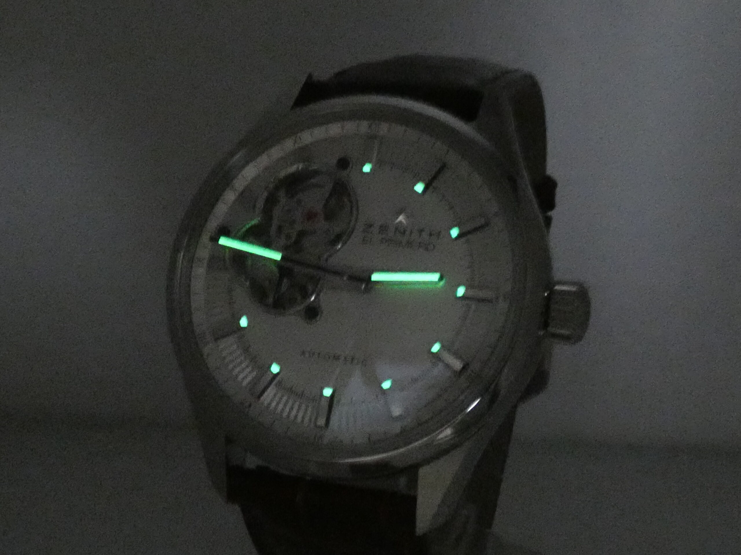 Zenith El Primero Synopsis Open Hearth TOP CONDITION WITH PAPERS Automatico Acciaio 03.2170.4613 - immagine 11