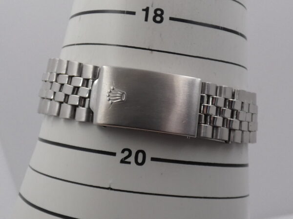 Rolex Datejust 36 1601 Ghiera Oro Bianco18Kt Anno1971 Bracciale Jubilee Automatico Acciaio