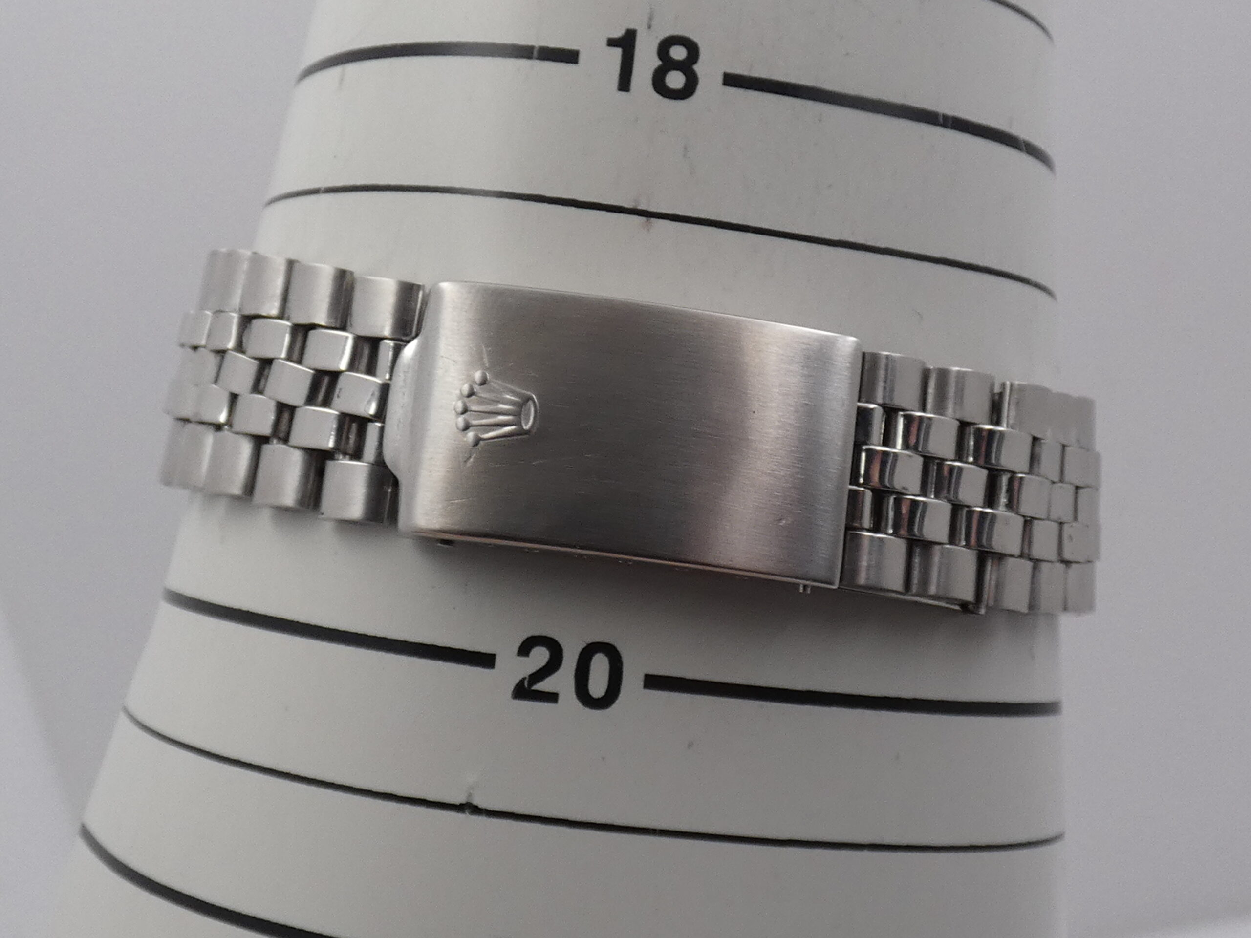 Rolex Datejust 36 1601 Ghiera Oro Bianco18Kt Anno1971 Bracciale Jubilee Automatico Acciaio - immagine 12