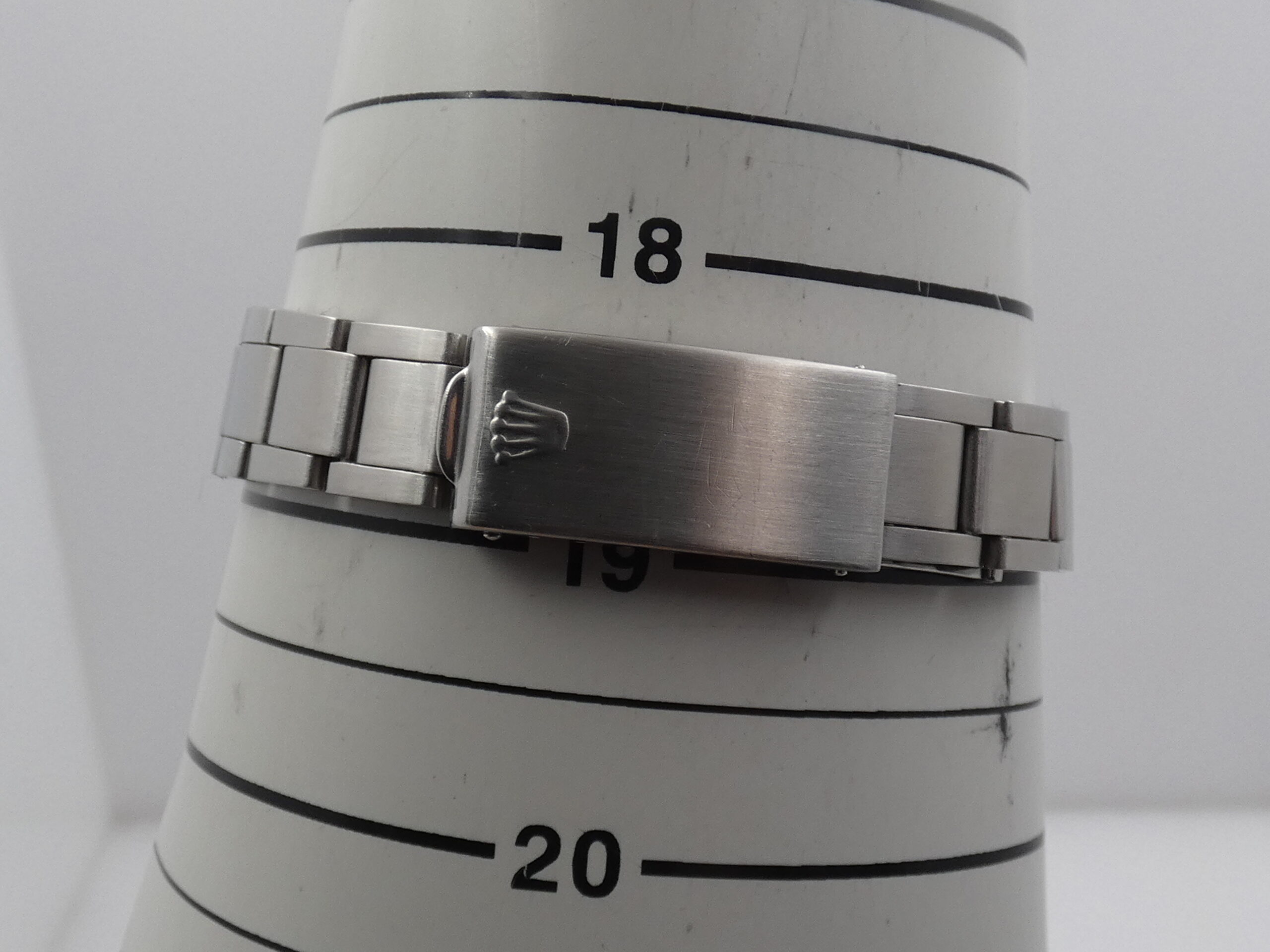 Rolex Oyster Perpetual 31 MID-SIZE 6548 Ghiera Oro Bianco 18Kt ANNO 1964 Automatico Bracciale Oyster for Ladies Rotore a Farfalla Acciaio - immagine 12