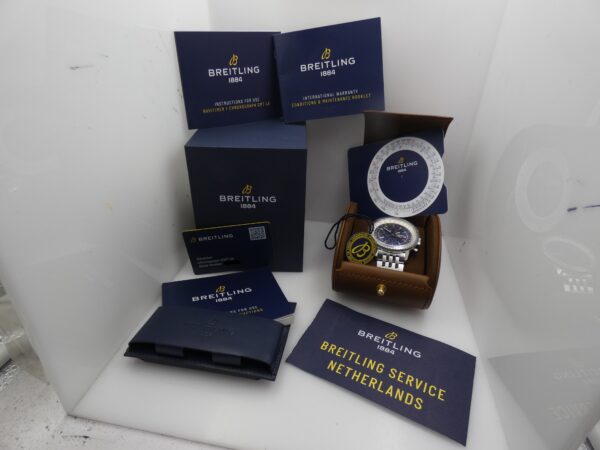 Cronografo Breitling Navitimer World GMT A24322 FULL SET ANNO 2024 Automatico Acciaio Bracciale Pilot