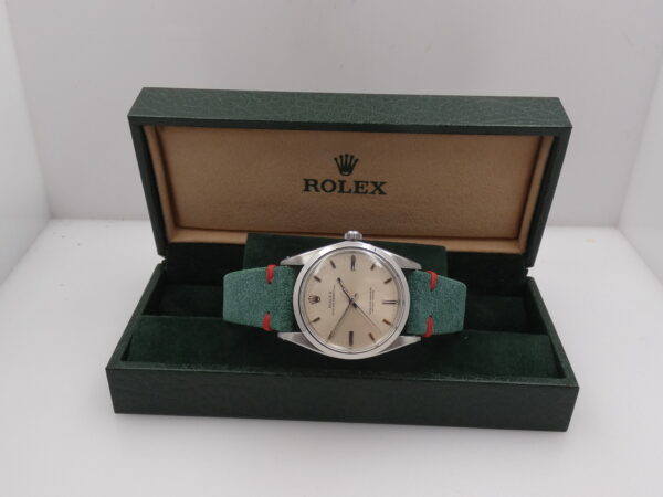 Rolex Oyster Perpetual 36 1018 FROM 1968 Automatico Argentè Tritium Dial Acciaio Vintage