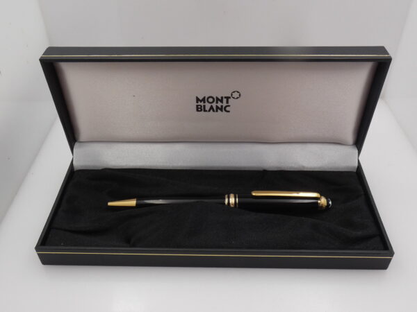 Penna Montblanc Meisterstück Gold-Coated Classique 18Kt G.F. Diamond & M.O.P. Pen Head WITH BOX Anno 1999 Edizione Speciale 75° Anniversario
