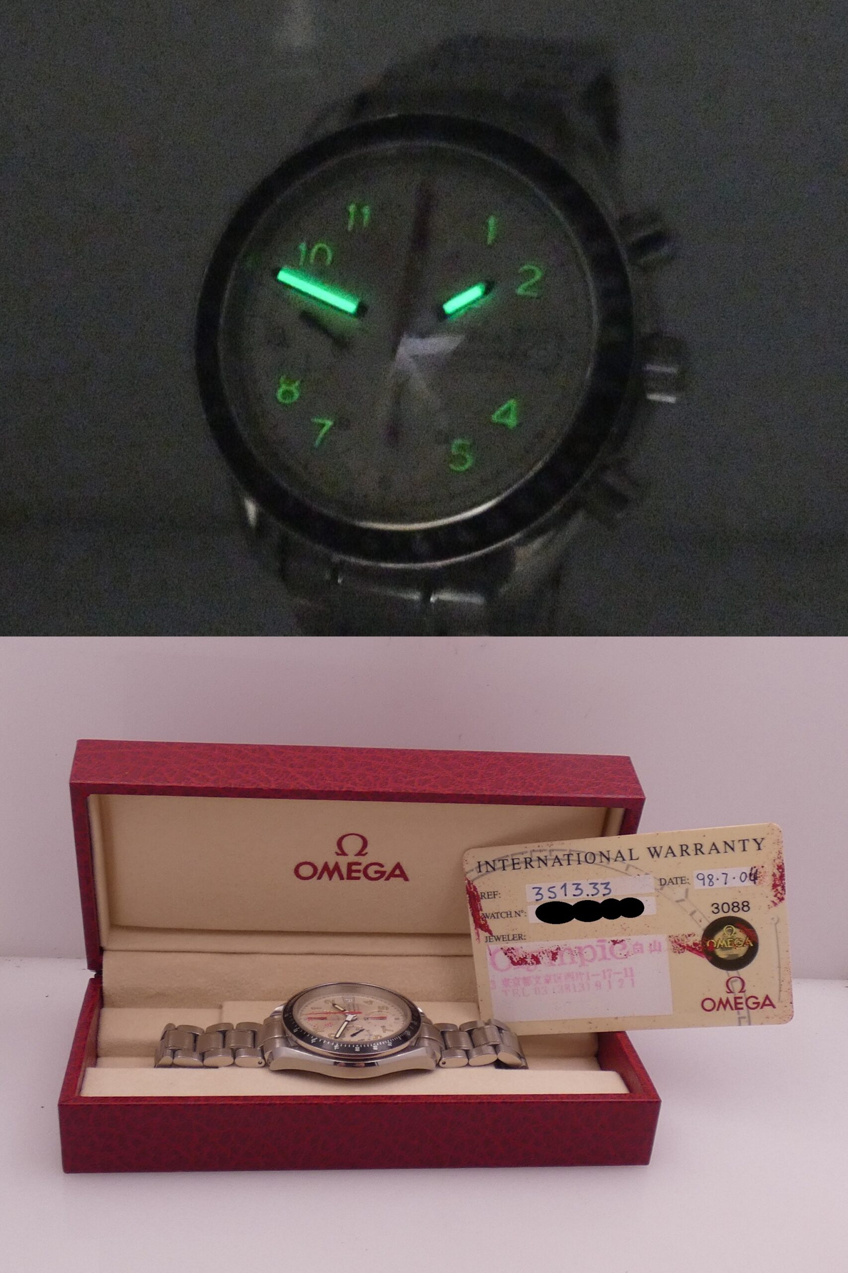 Cronografo Omega Speedmaster Mark 40 With PAPERS ANNO 1998 Automatico 3513.33 Acciaio 175.0083 - immagine 12