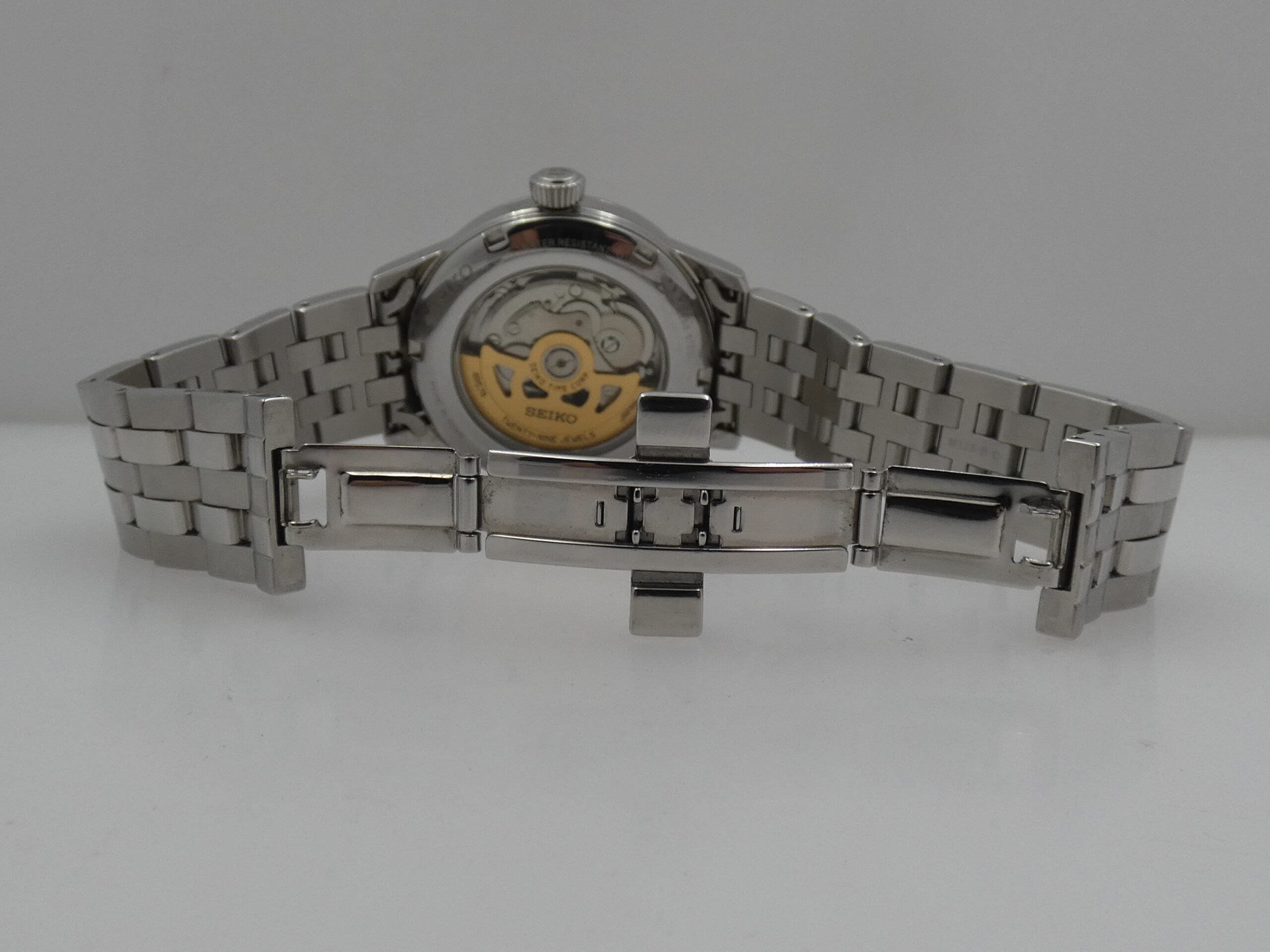 Seiko Presage Power Reserve SUNBRUST DIAL BOX&PAPERS Anno 2019 Automatico Acciaio Braccialato - immagine 12