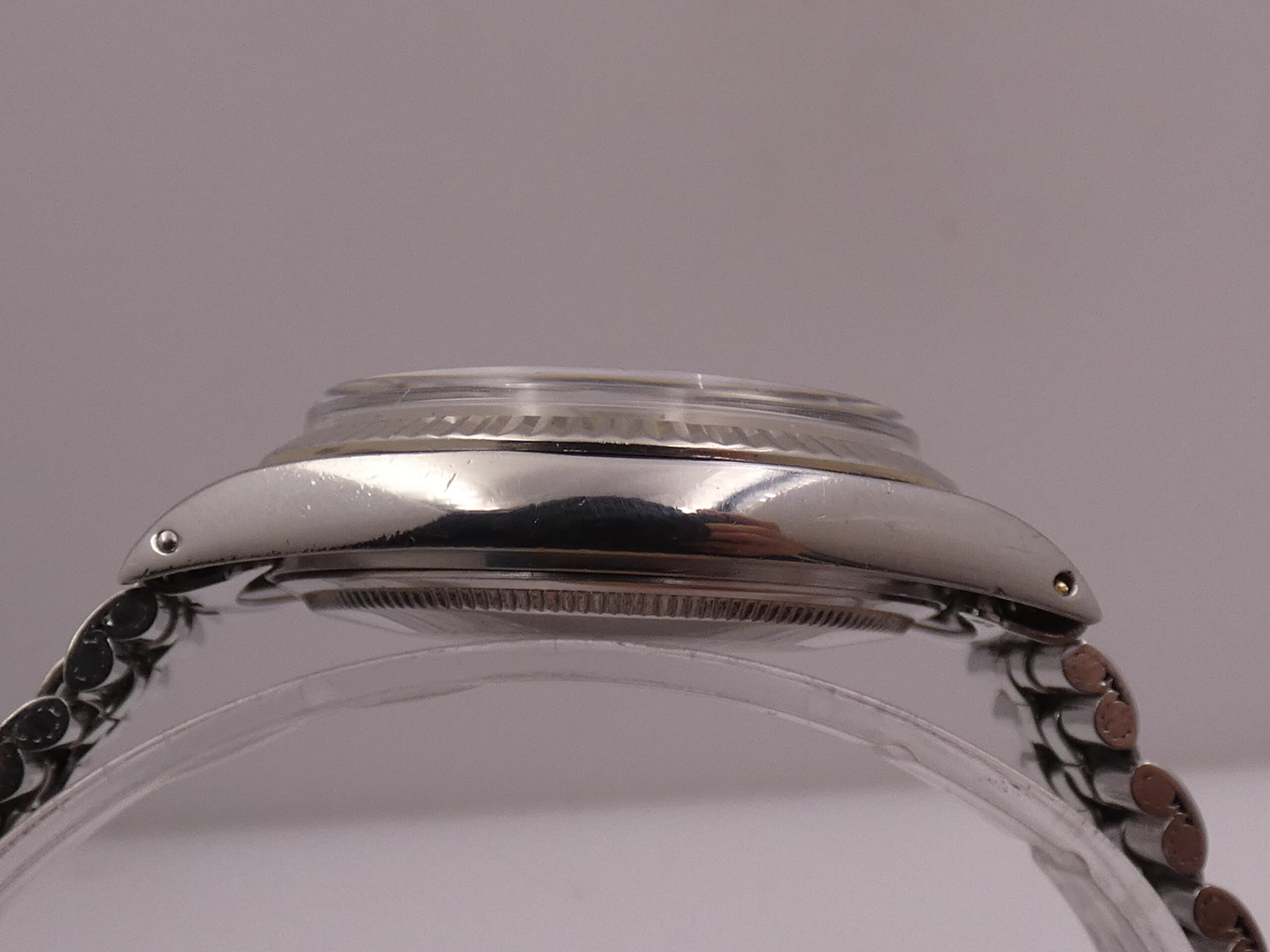 Rolex Datejust 36 1601 Ghiera Oro Bianco18Kt Anno1971 Bracciale Jubilee Automatico Acciaio - immagine 13