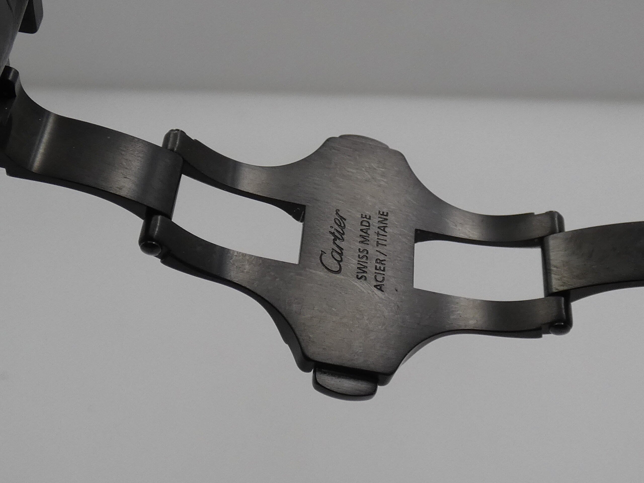 Cronografo Cartier Santos 100 XL 3104 Titanio & Acciaio BOX&PAPERS Ghiera Oro Rosa 18Kt ANNO 2009 Automatico W2020004 - immagine 13