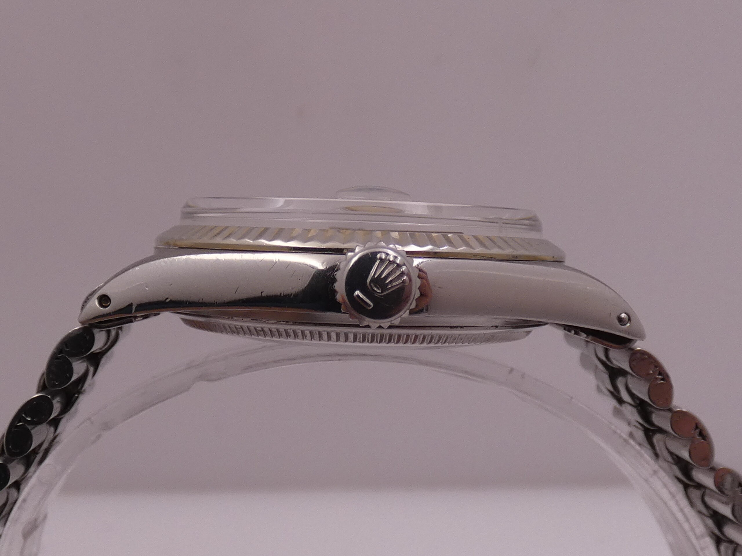 Rolex Datejust 36 1601 Ghiera Oro Bianco18Kt Anno1971 Bracciale Jubilee Automatico Acciaio - immagine 14