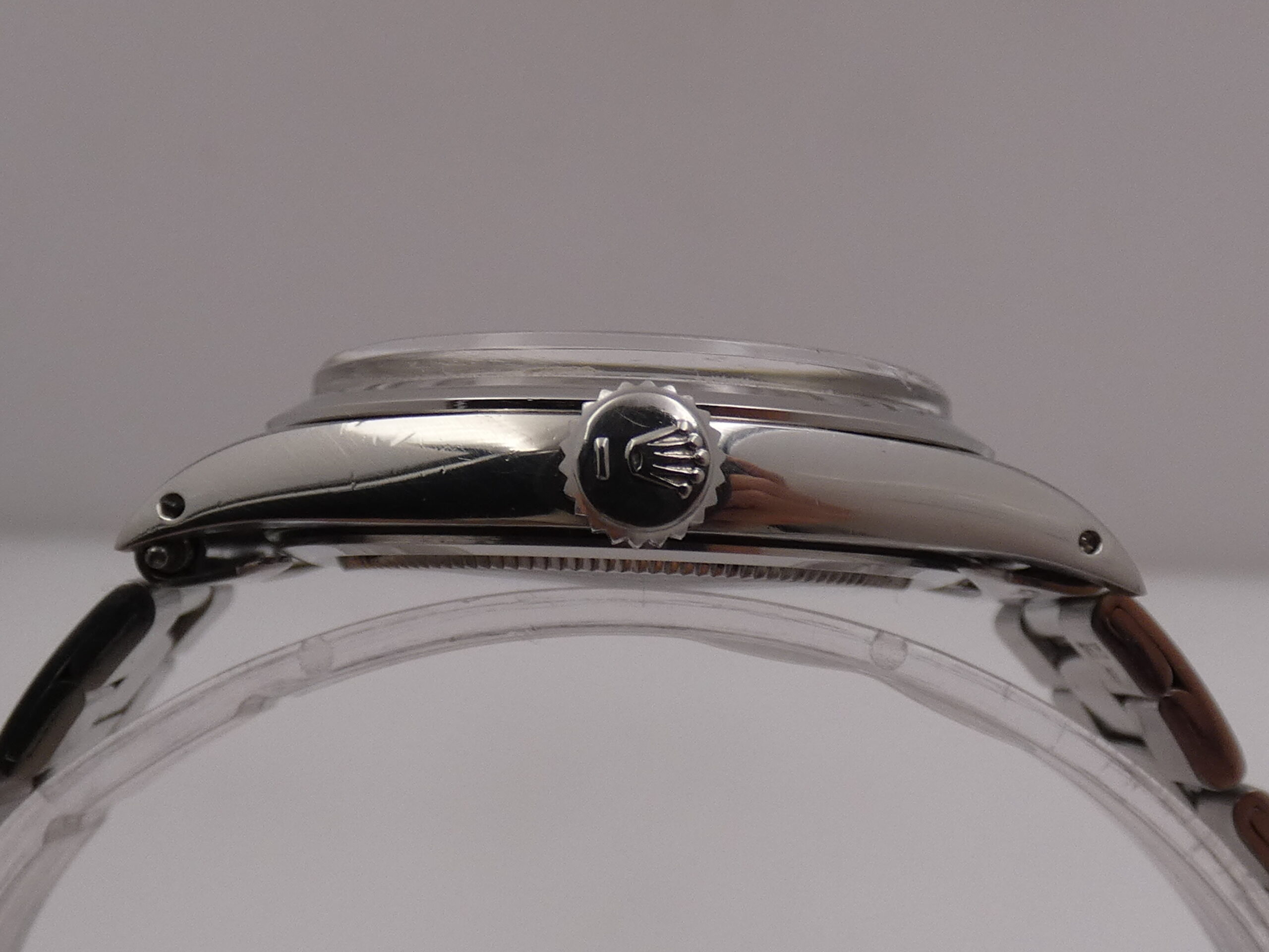 Rolex Oyster Precision 6426 Carica Manuale ANNO 1974 Argentè Soleil Dial Bracciale Oyster Vintage - immagine 14