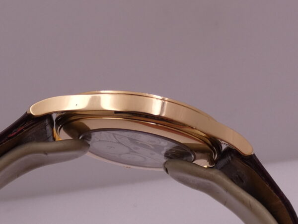 Patek Philippe Calatrava 4897R Factory Diamonds Bezel Oro Rosa 18Kt Chocolate Dial For Ladies Carica Manuale Calibro 215