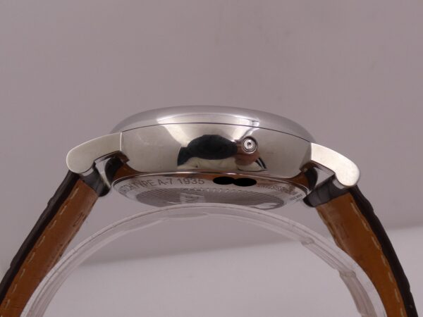 Cronografo Monopusher Longines Avigation Type A-7 1935 BOX PAPERS & TAG PRICE Anno 2020 Automatico L2.812.4 LIKE NEW 40° Rotated Dial Acciaio