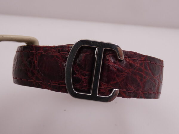 Cartier Tank Solo 3170 - W5200005 For Ladies Cinturino Originale In Pelle Acciaio